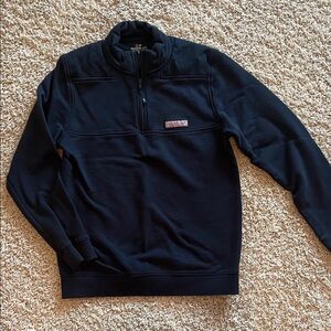 Vineyard Vines Kids' Navy Quarter-Zip Sweater